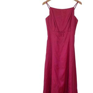 Vintage Red Maxi Evening Dress